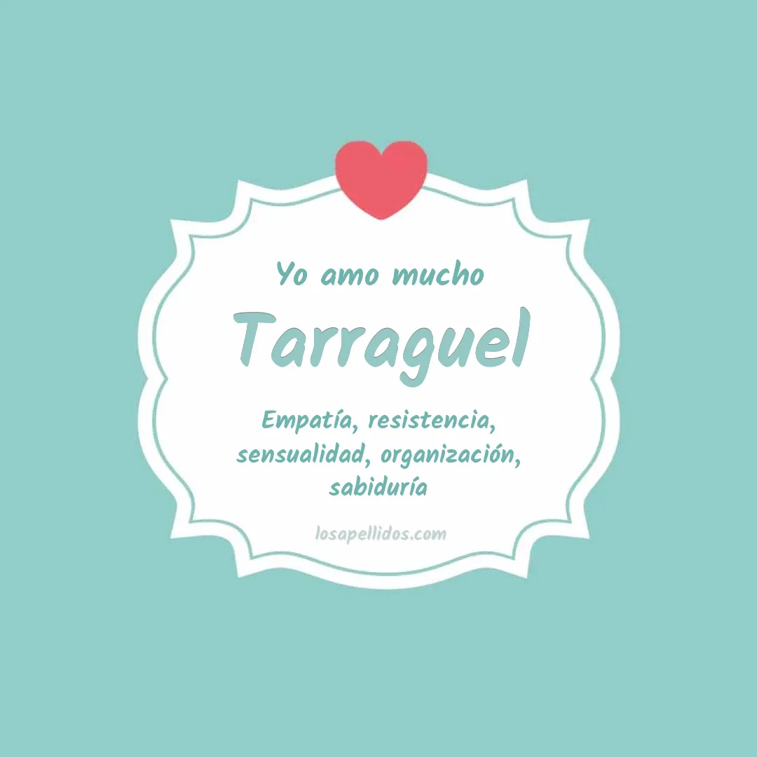 Yo amo mucho Tarraguel
