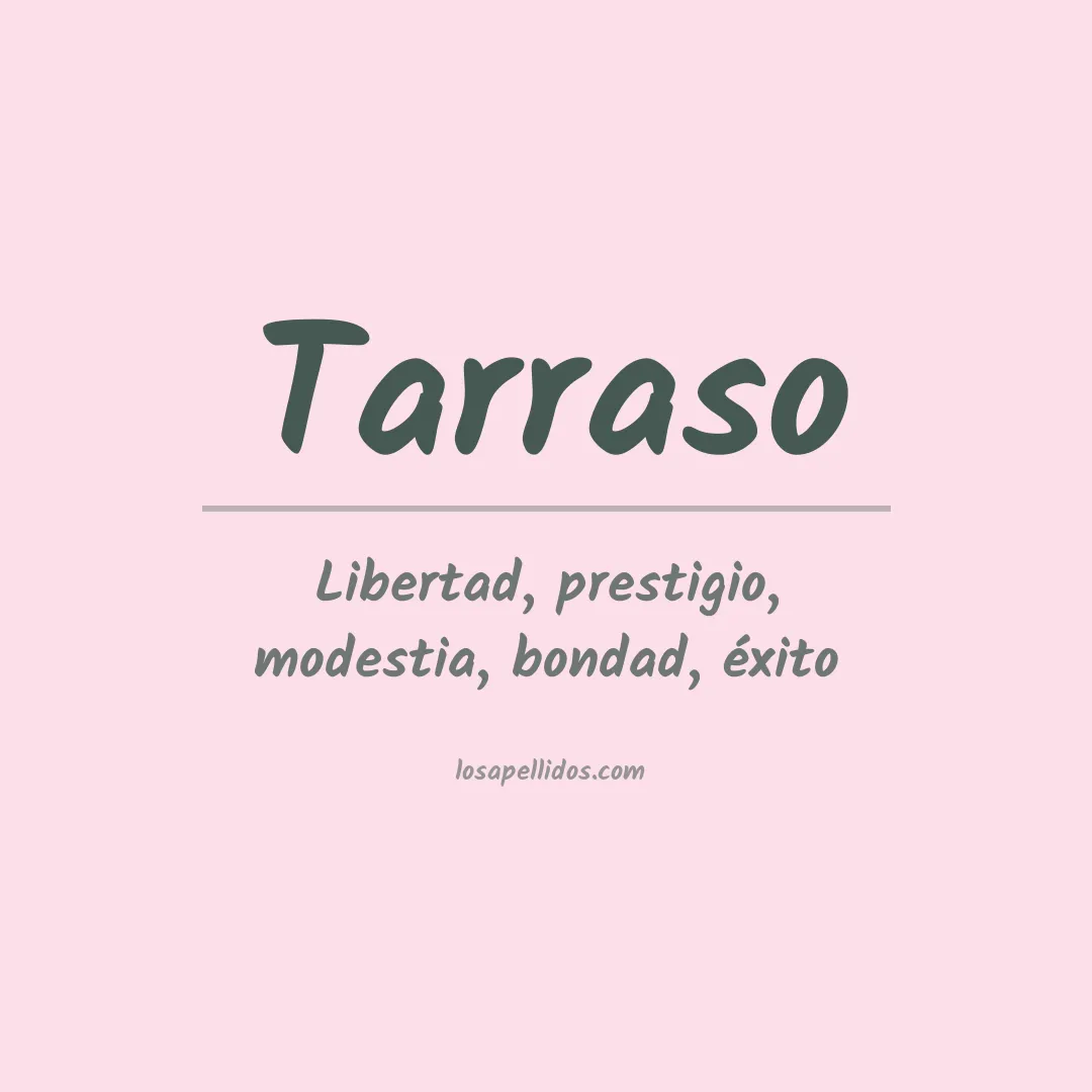 Apellido Tarraso