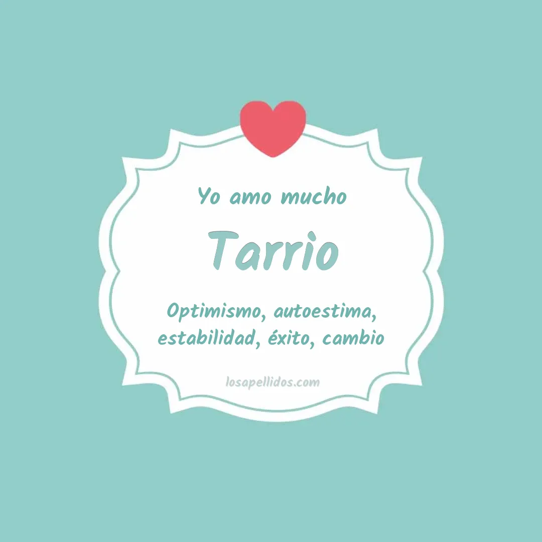 Yo amo mucho Tarrio