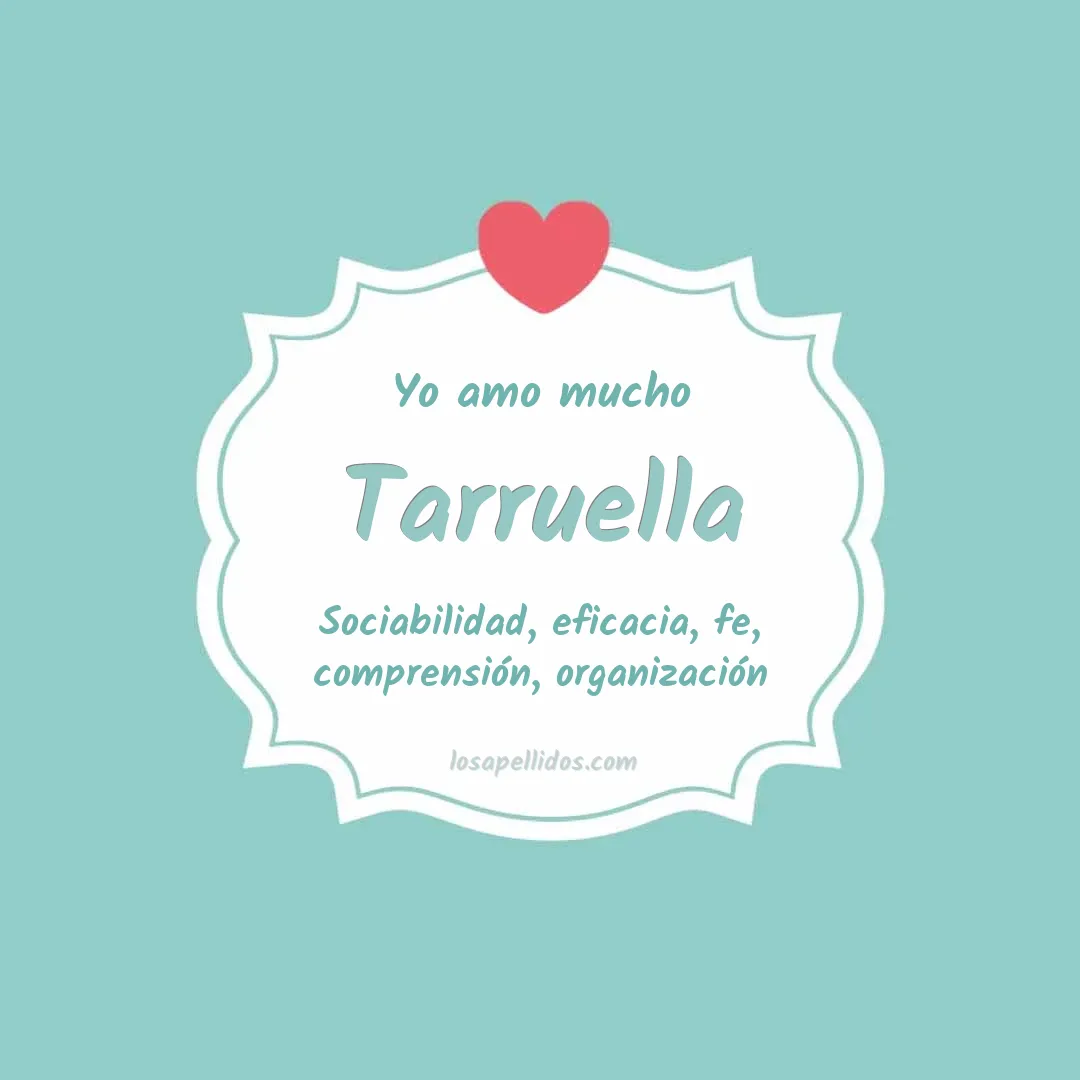 Yo amo mucho Tarruella