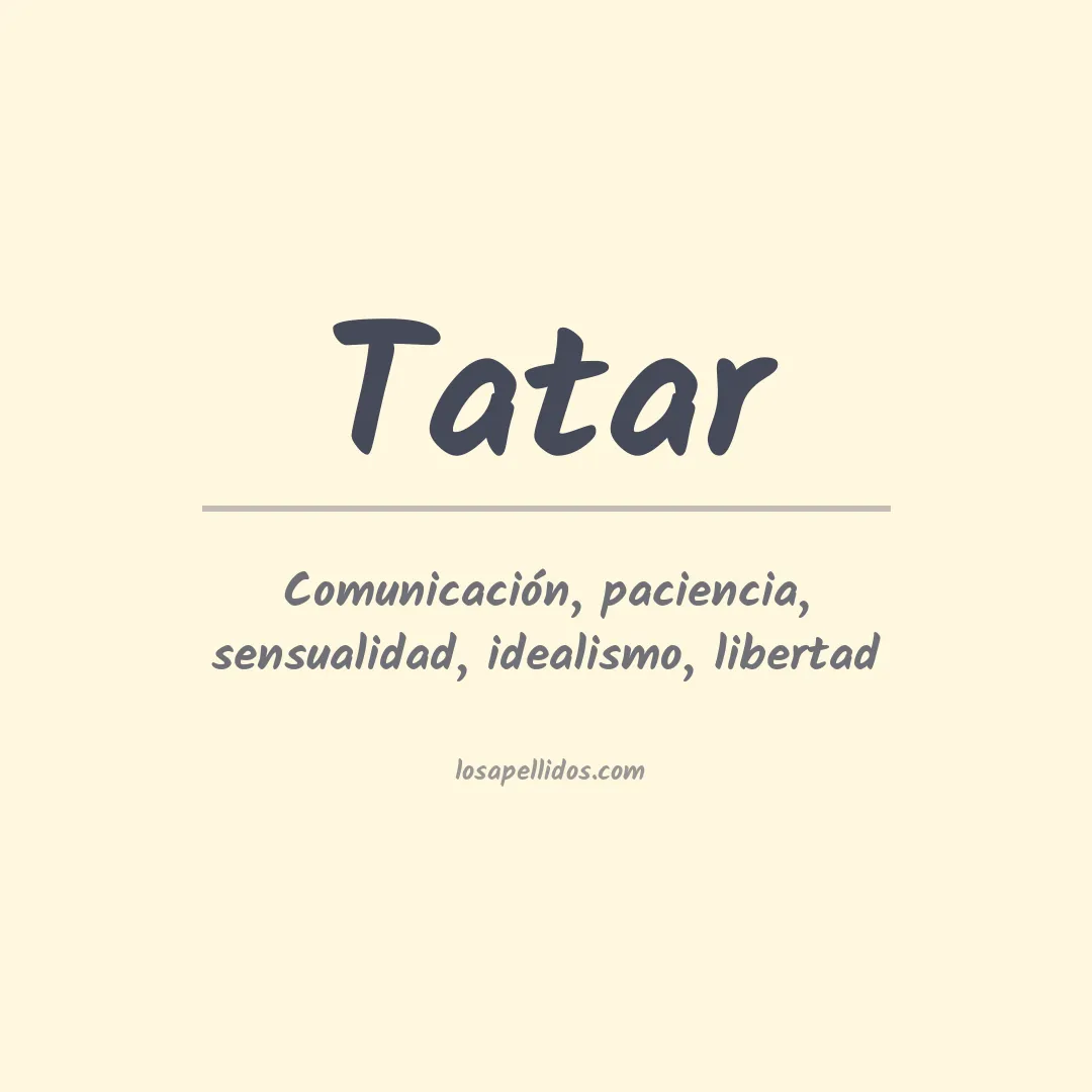 Apellido Tatar