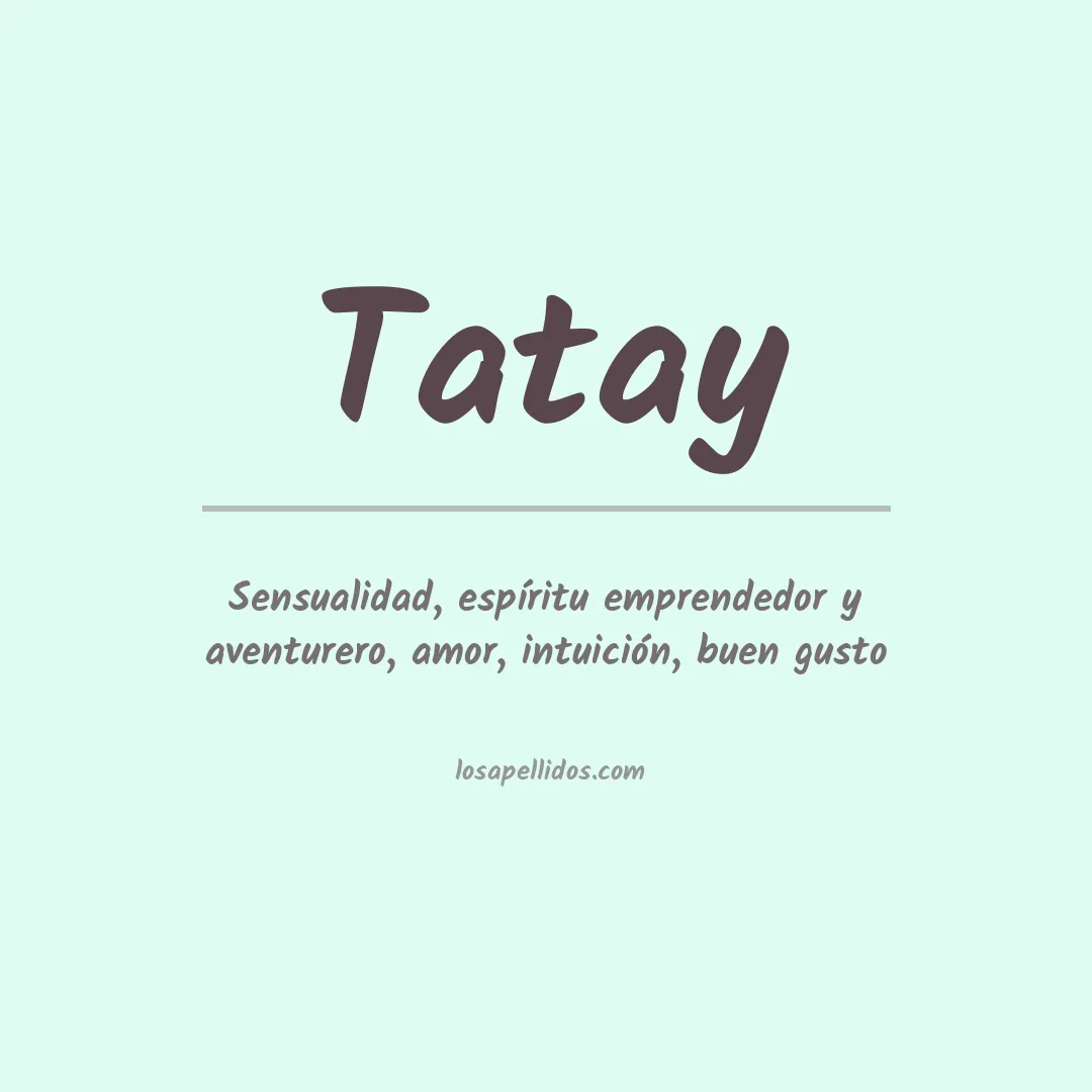 Apellido Tatay