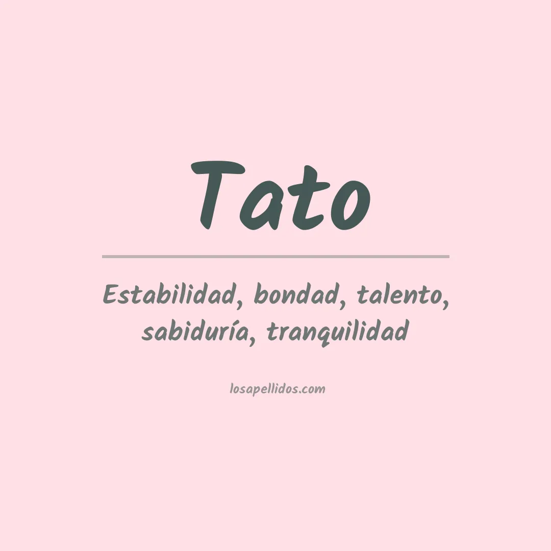 Apellido Tato