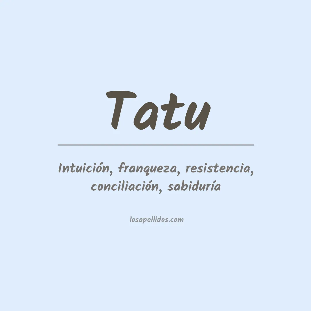 Apellido Tatu