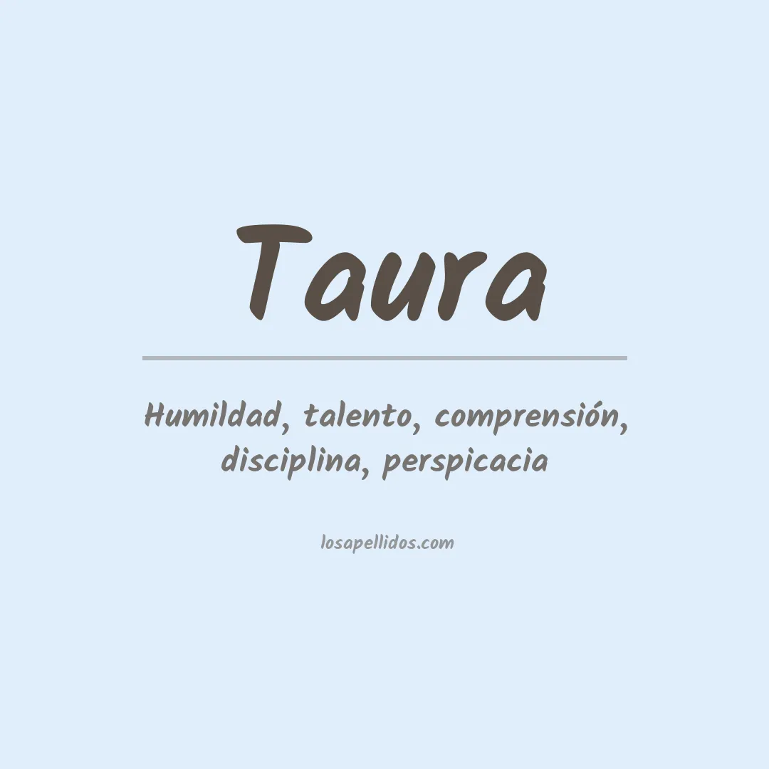 Apellido Taura