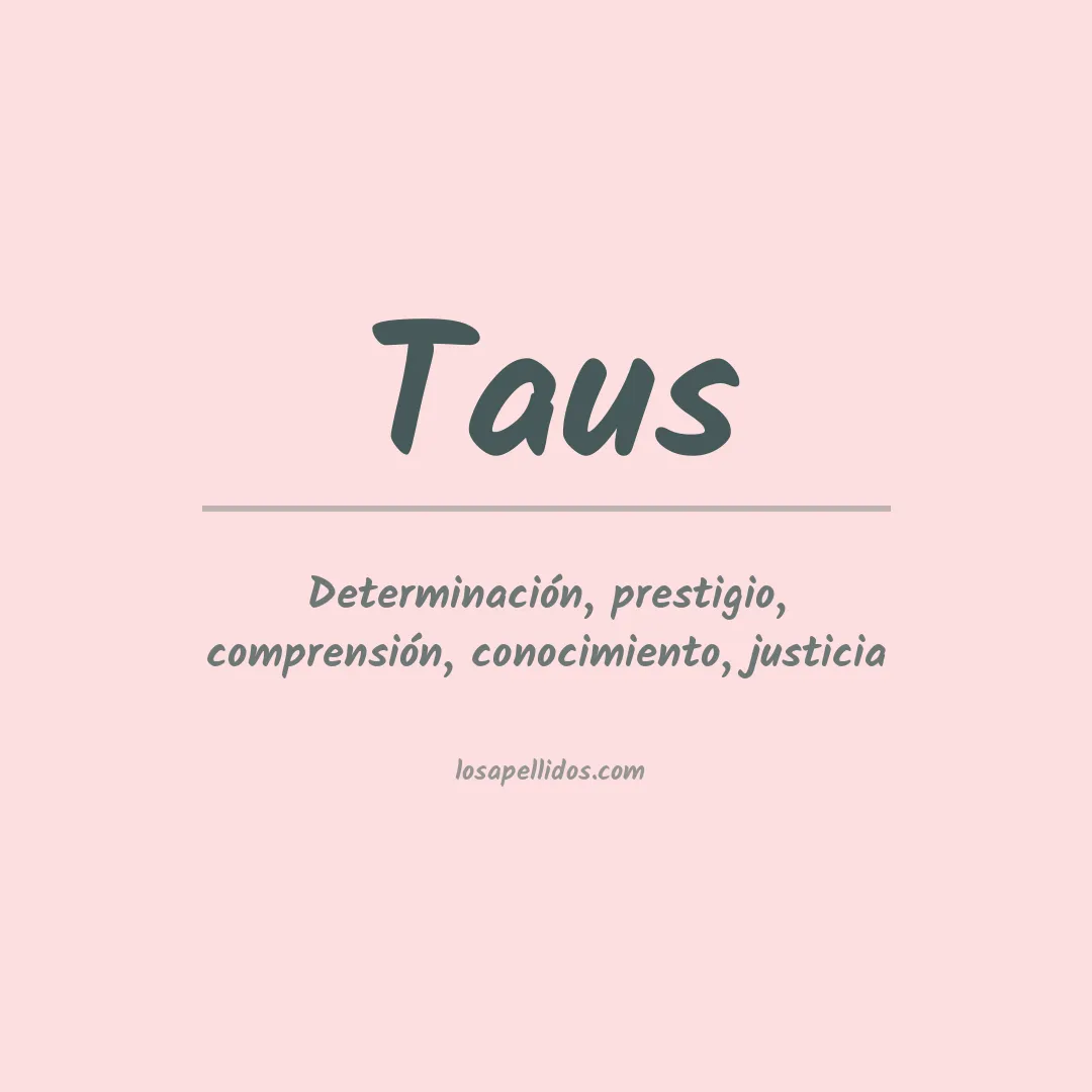 Apellido Taus