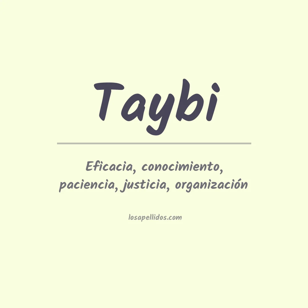 Apellido Taybi