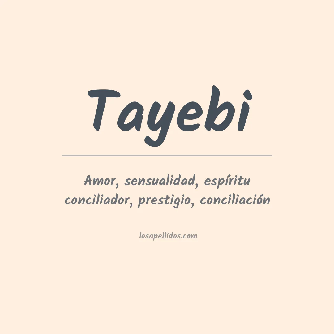 Apellido Tayebi