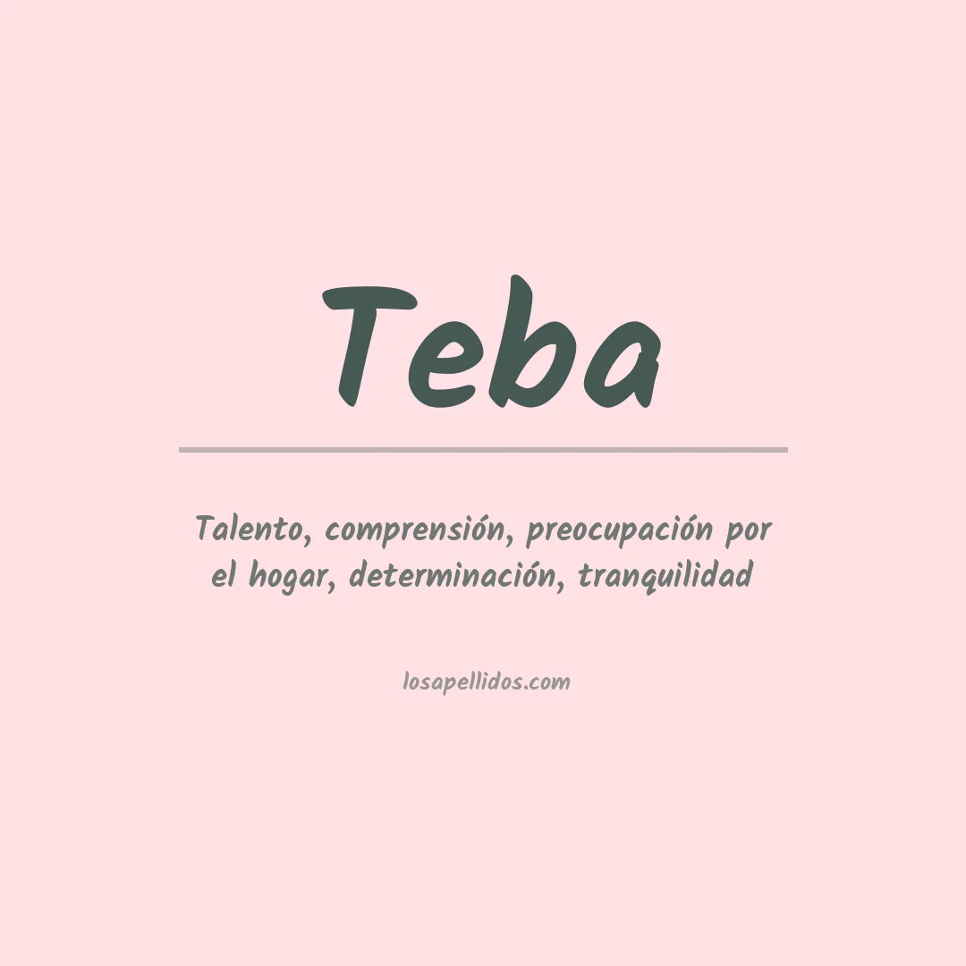 Apellido Teba