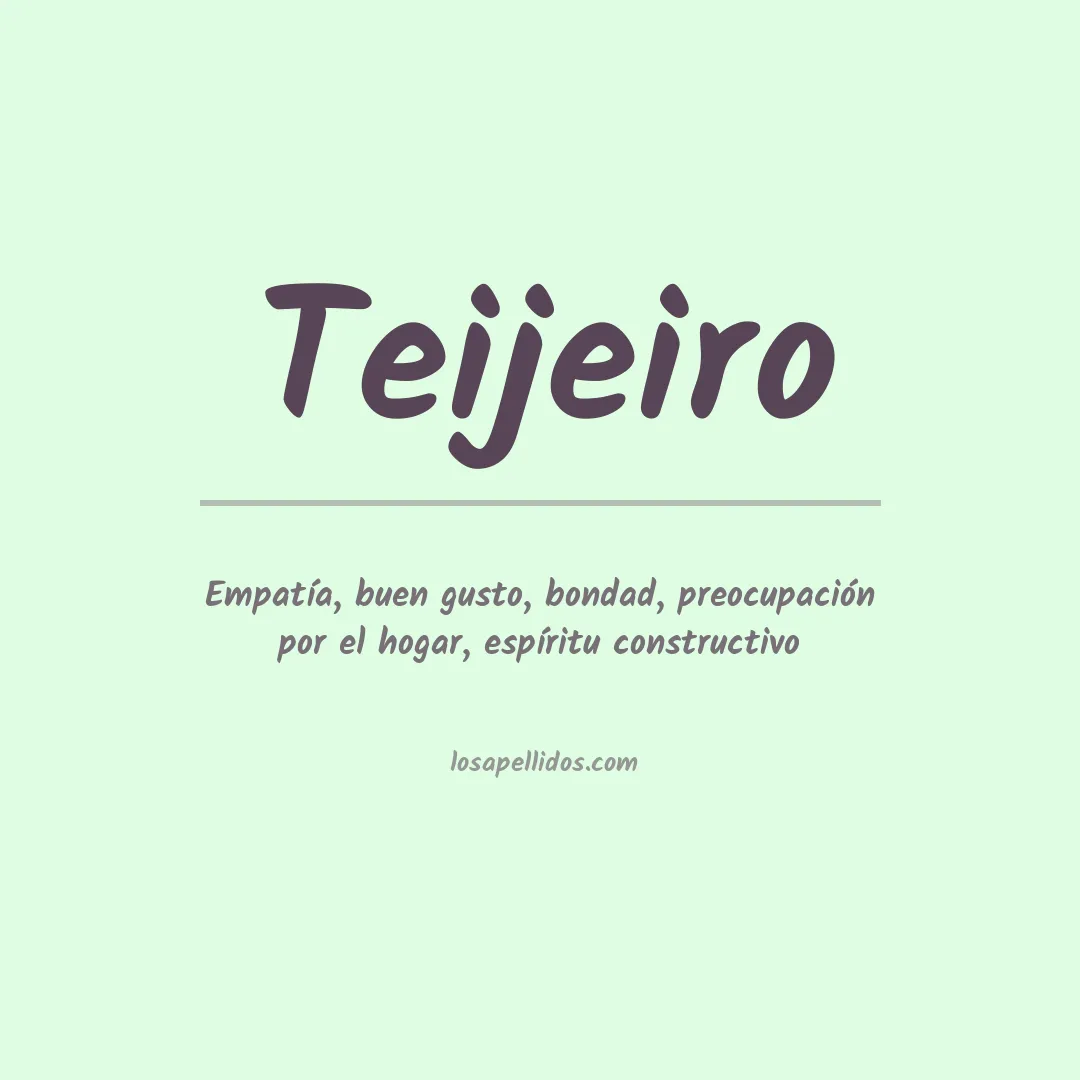 Apellido Teijeiro