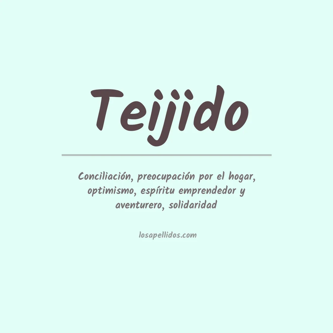 Apellido Teijido