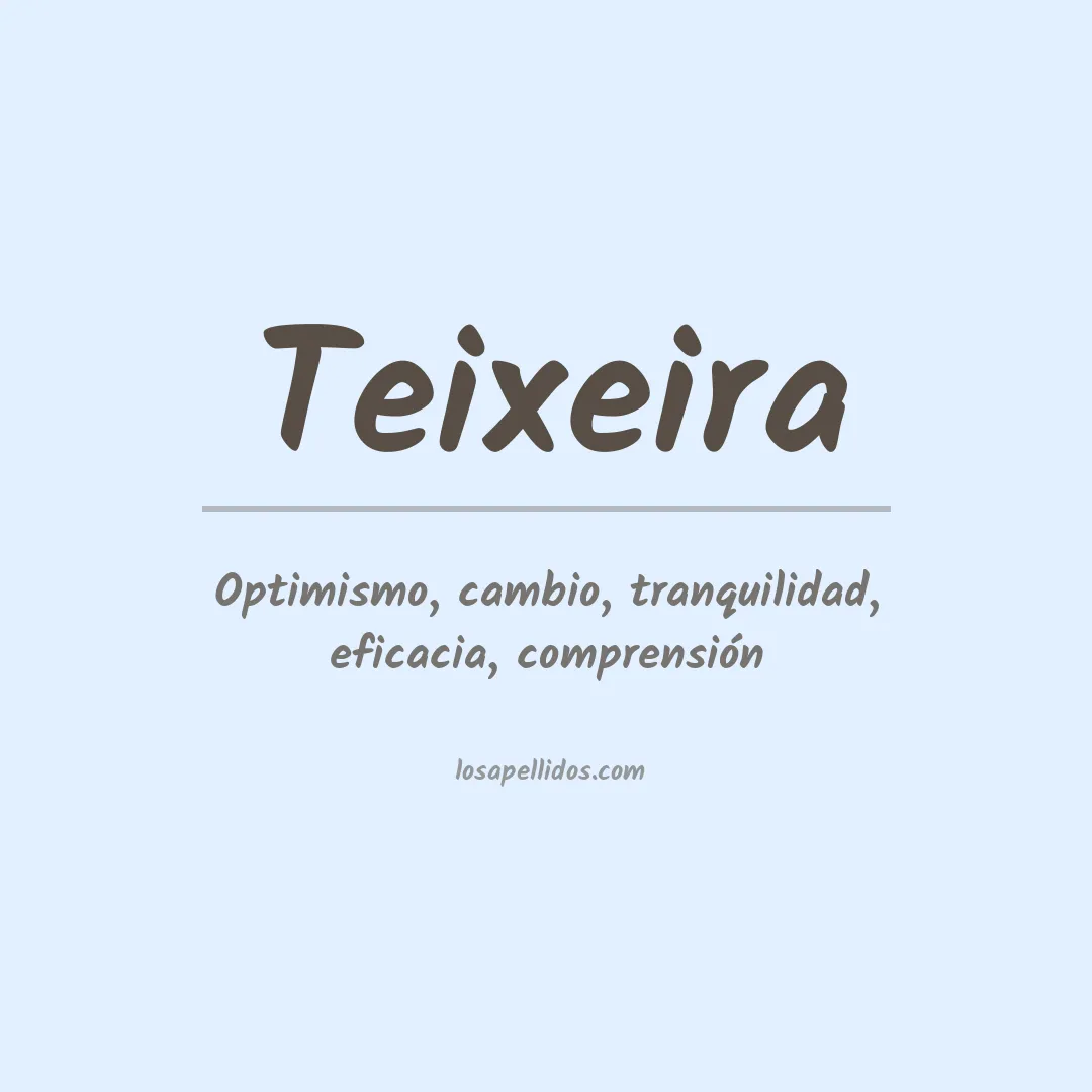 Apellido Teixeira