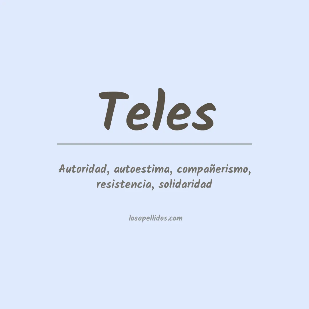 Apellido Teles
