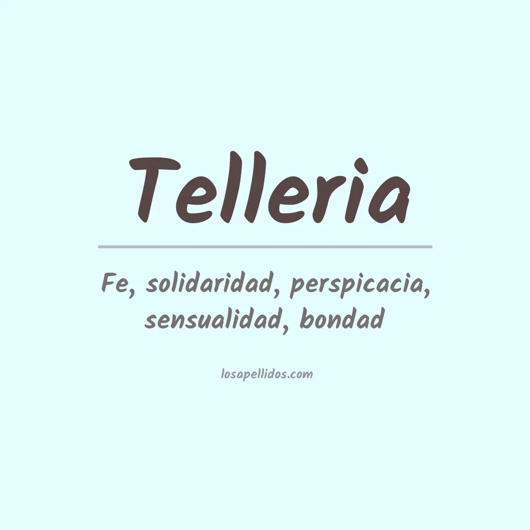 Apellido Telleria