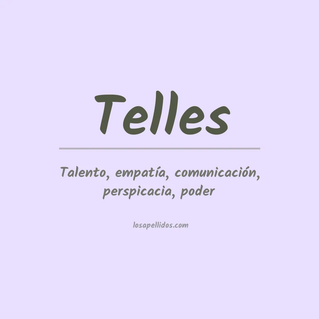 Apellido Telles