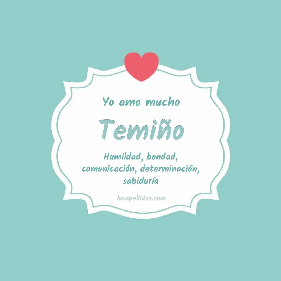Yo amo mucho Temiño