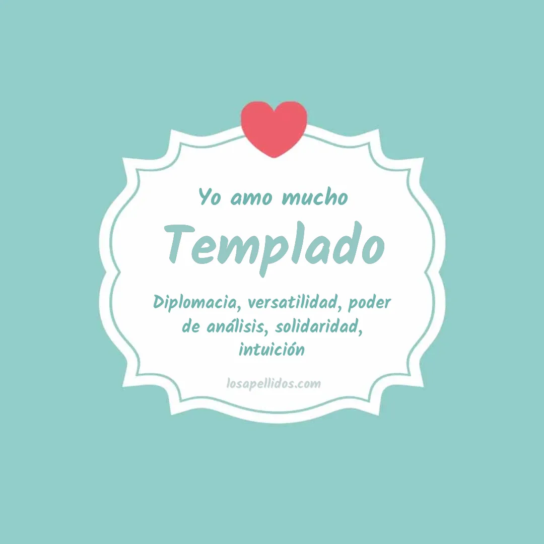Yo amo mucho Templado