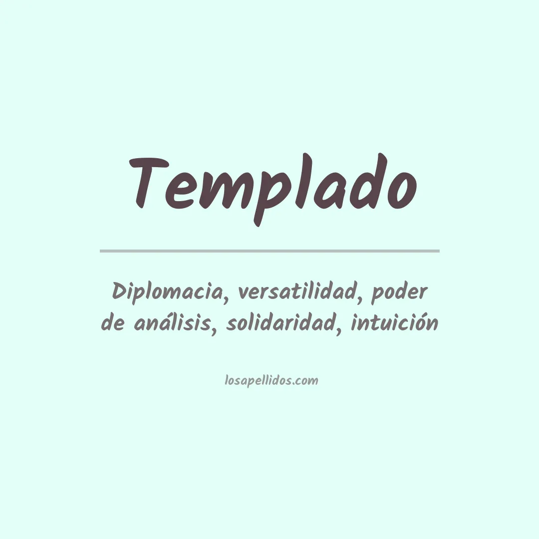 Apellido Templado