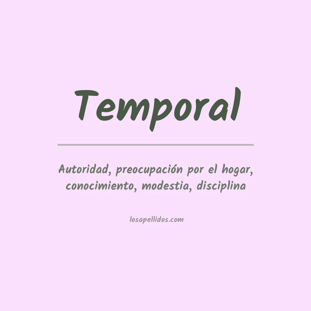 Apellido Temporal