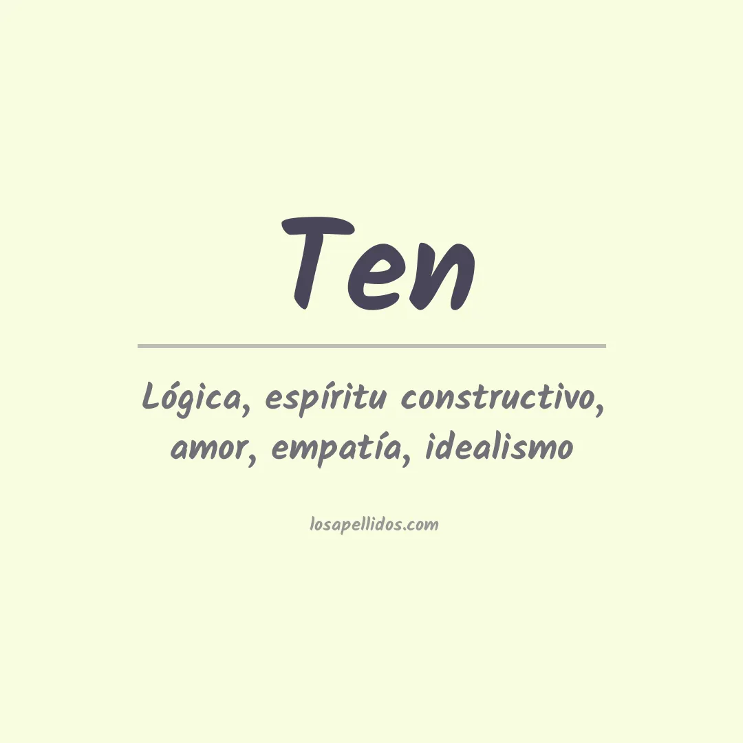 Apellido Ten