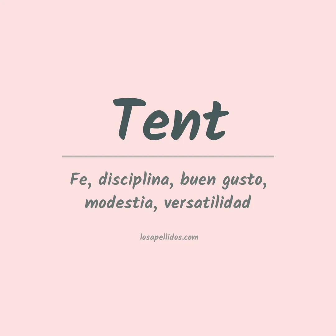 Apellido Tent