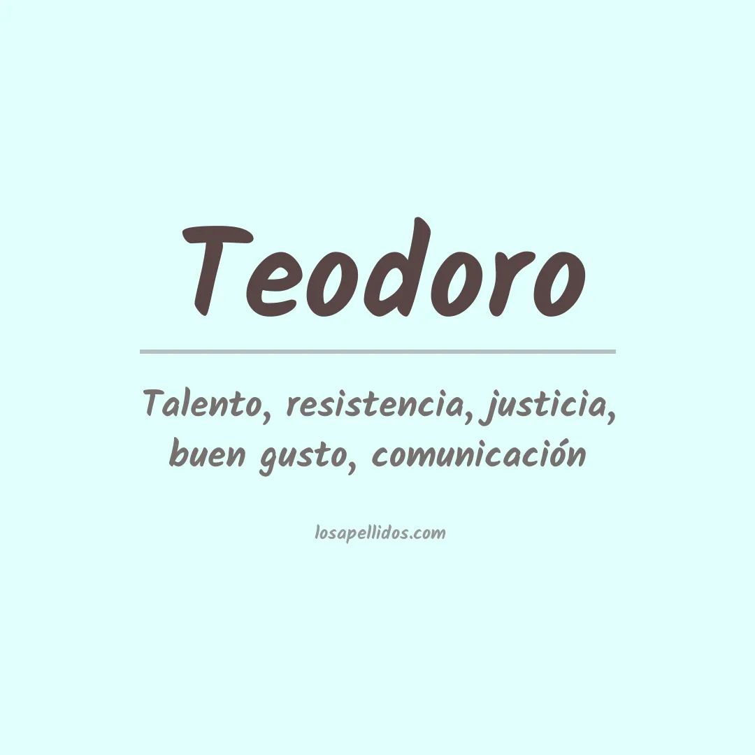 Apellido Teodoro