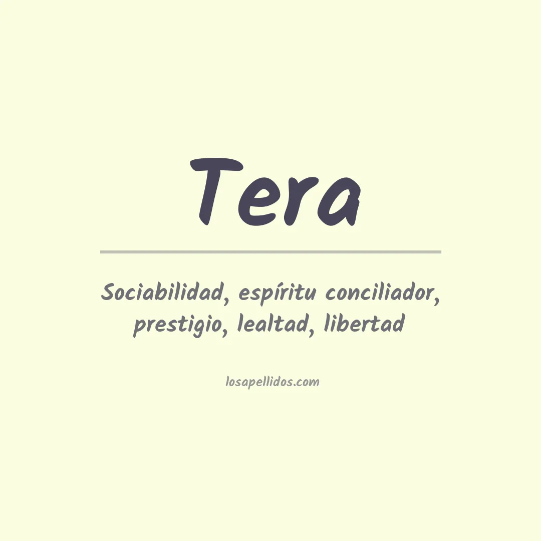 Apellido Tera