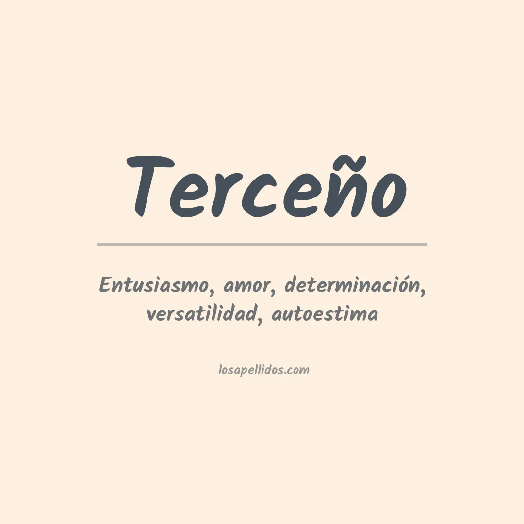 Apellido Terceño