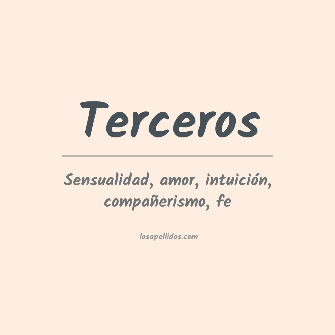 Apellido Terceros