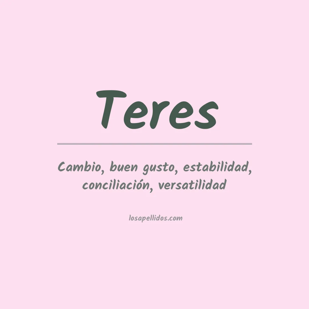 Apellido Teres