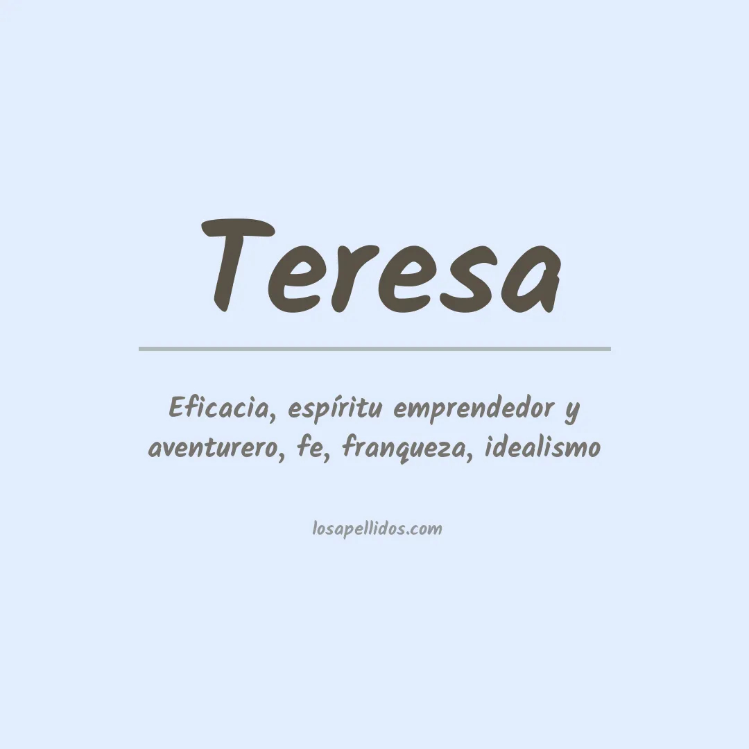Apellido Teresa