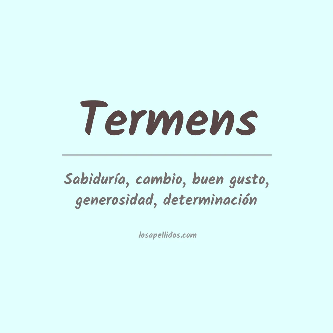 Apellido Termens
