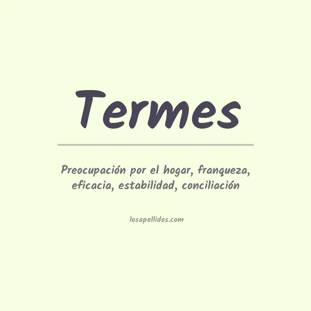 Apellido Termes