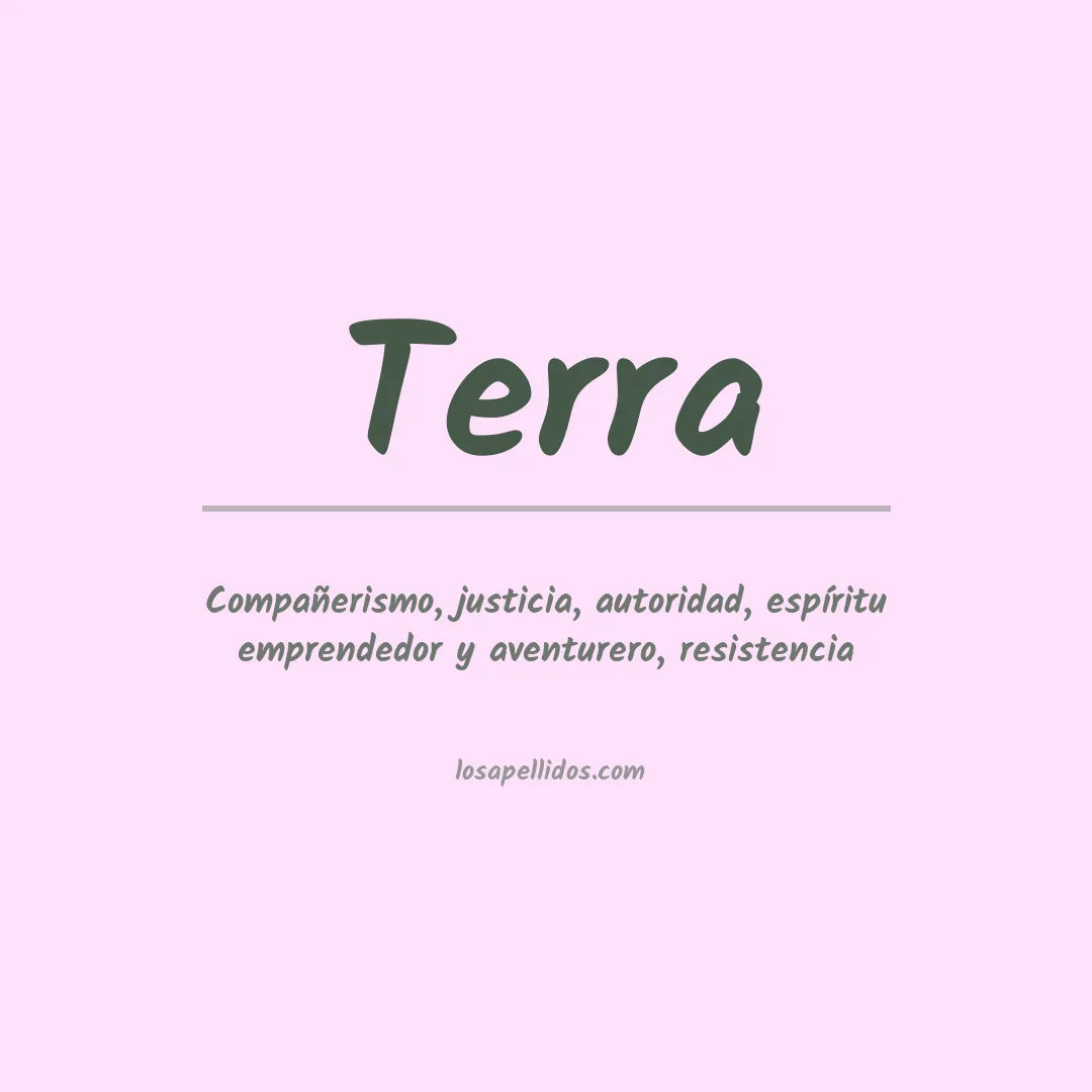 Apellido Terra