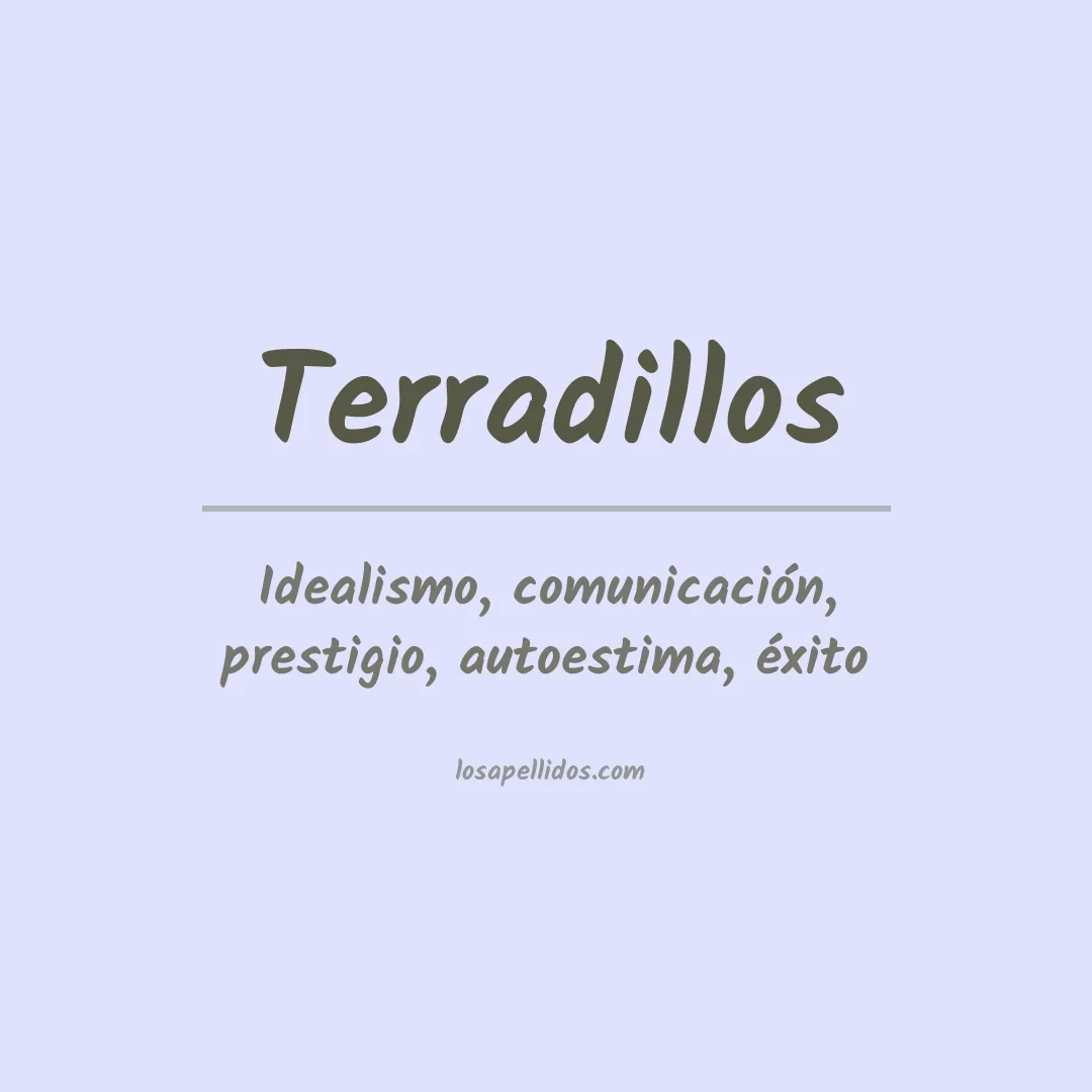 Apellido Terradillos