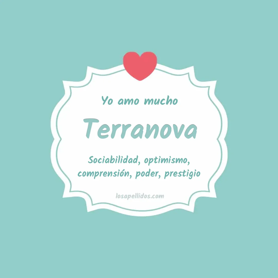 Yo amo mucho Terranova