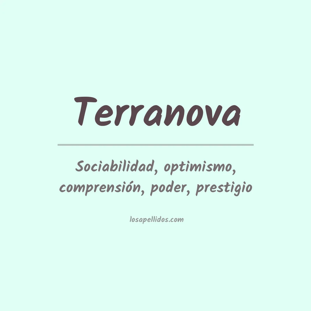 Apellido Terranova