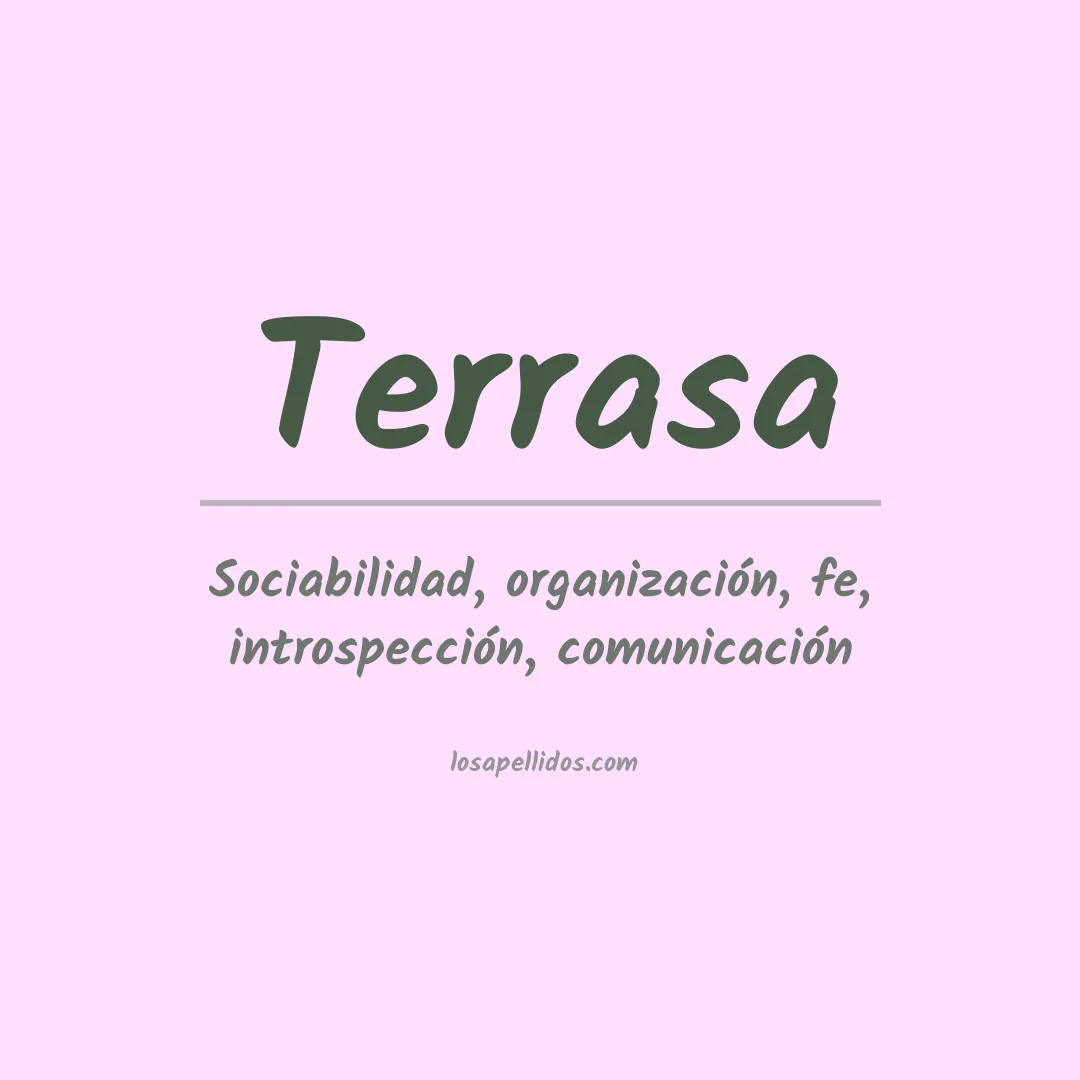 Apellido Terrasa