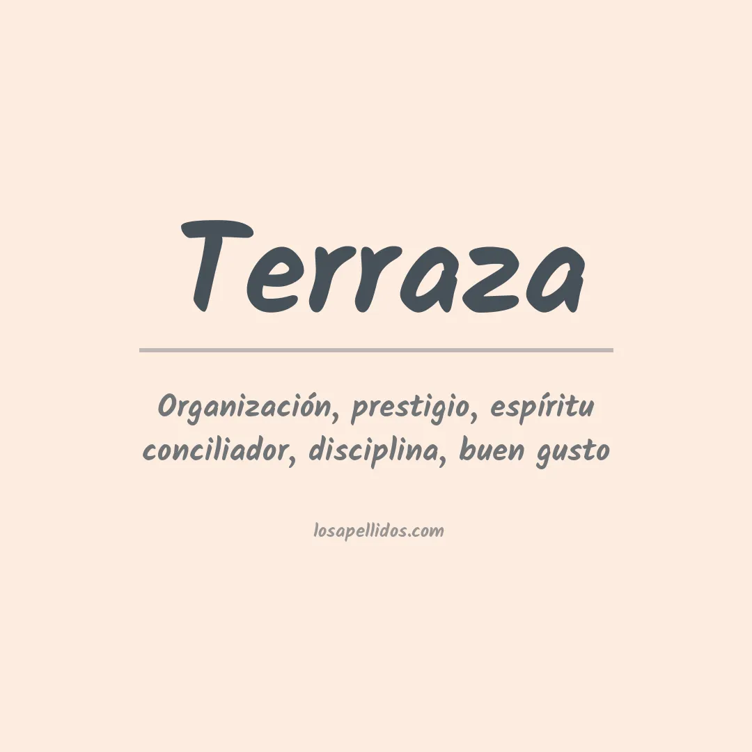 Apellido Terraza