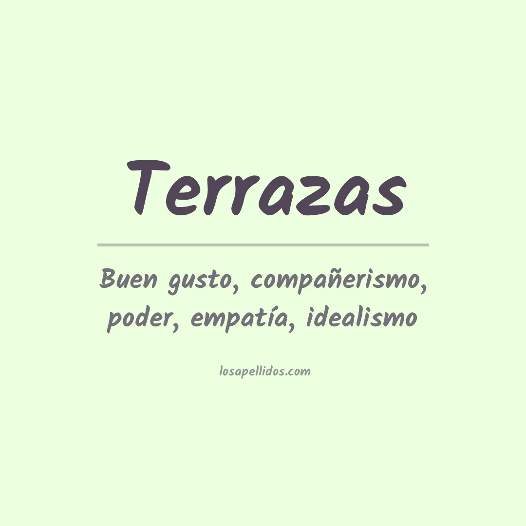 Apellido Terrazas