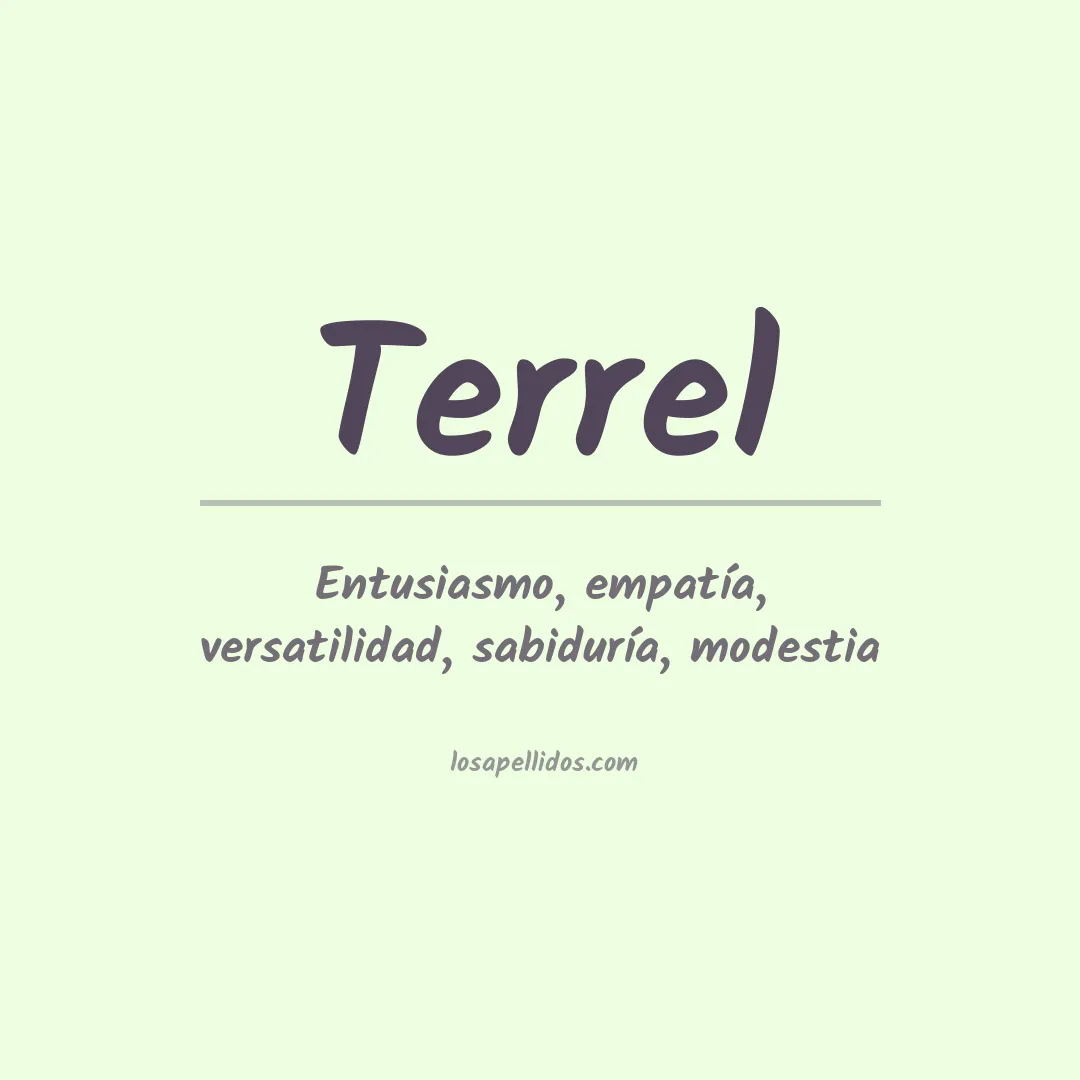 Apellido Terrel