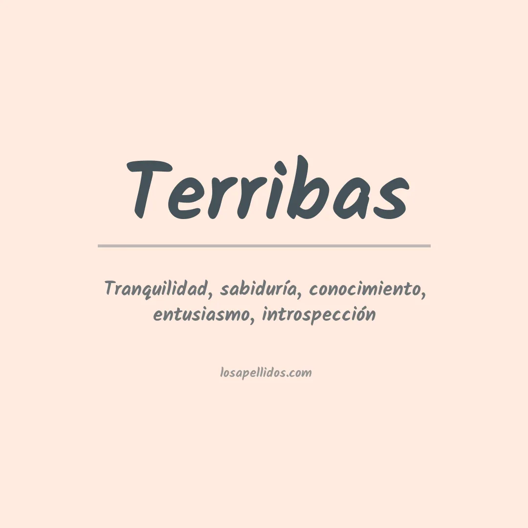 Apellido Terribas