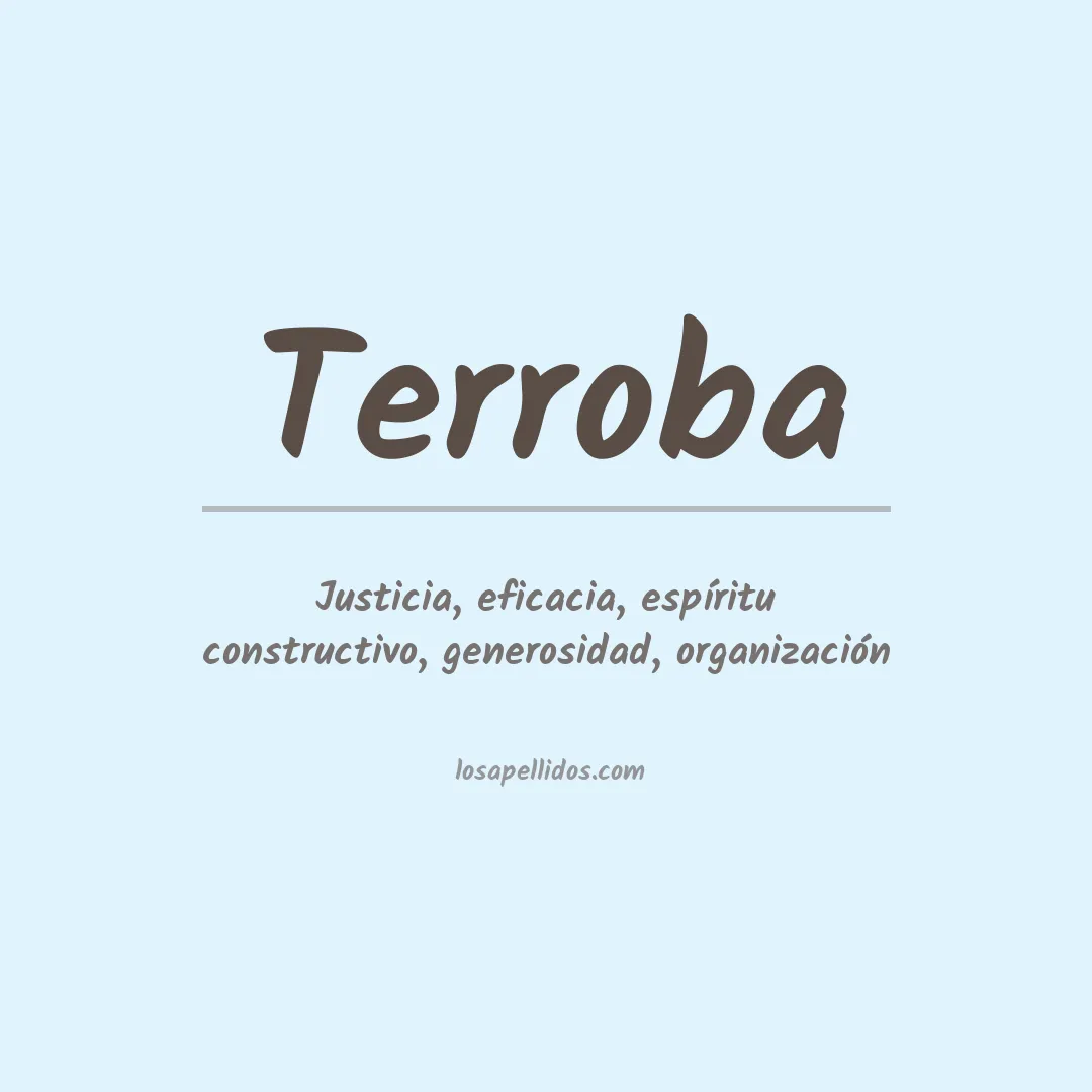 Apellido Terroba