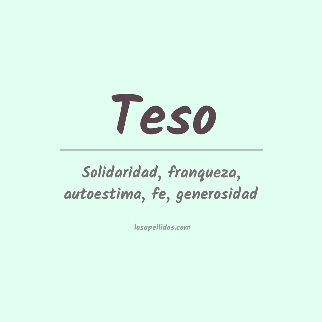 Apellido Teso
