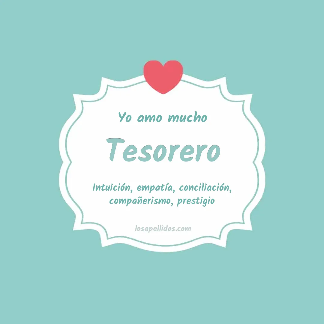 Yo amo mucho Tesorero
