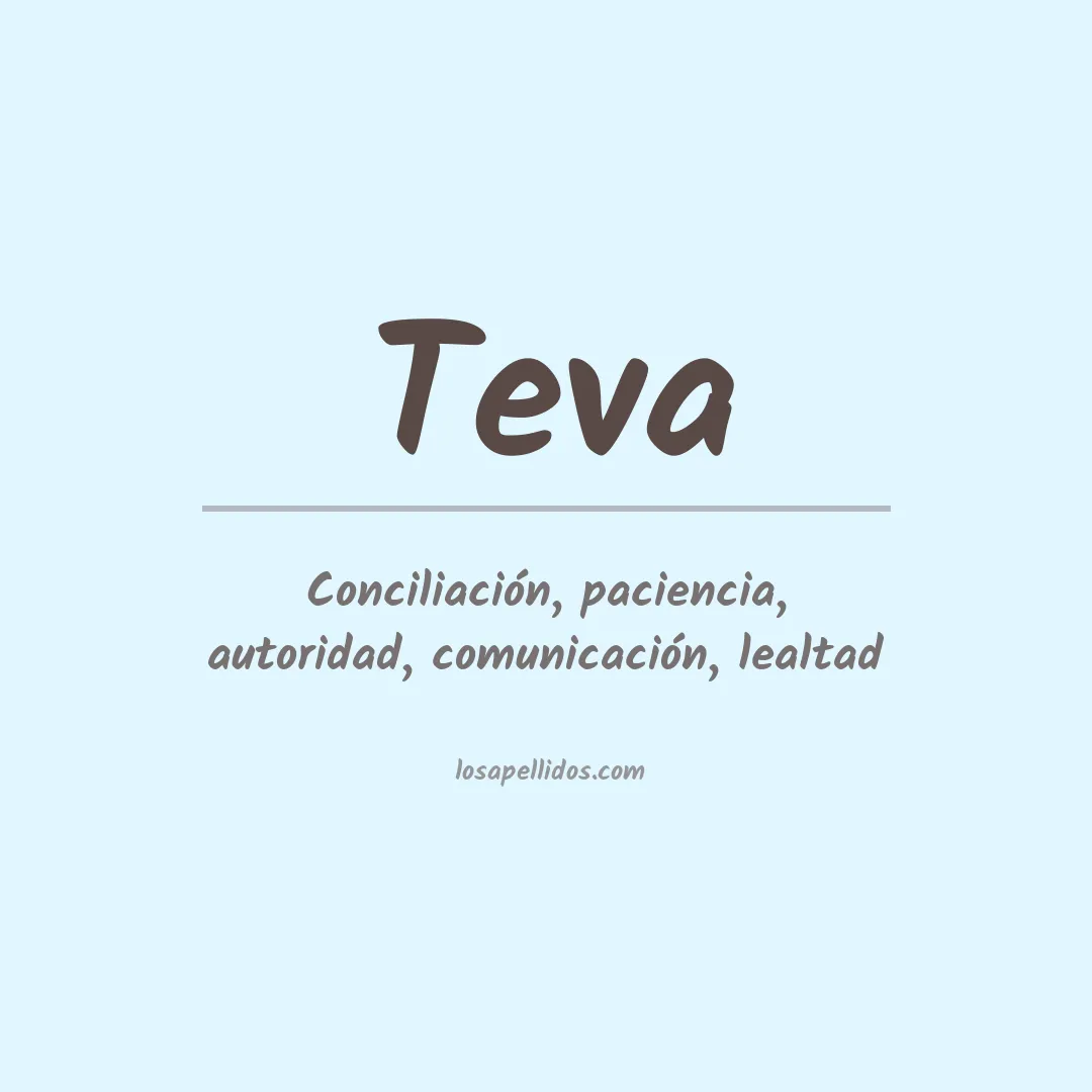 Apellido Teva