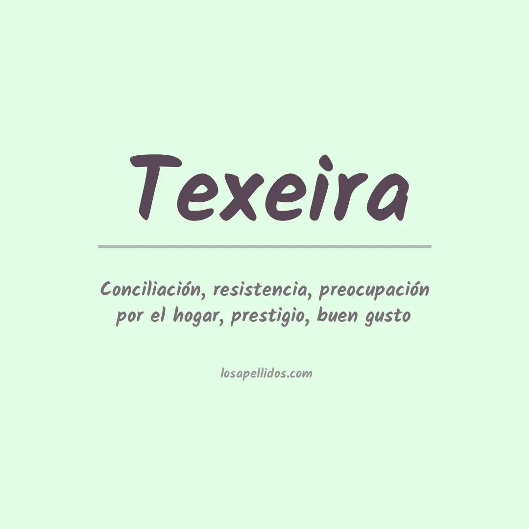 Apellido Texeira