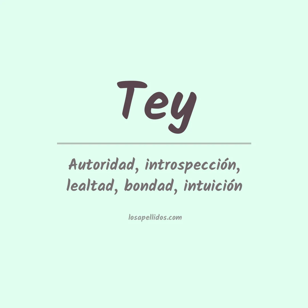 Apellido Tey