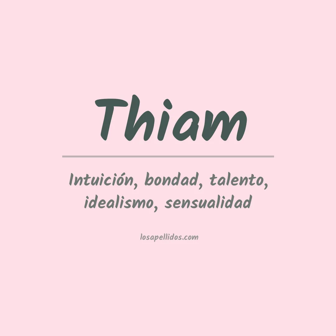 Apellido Thiam