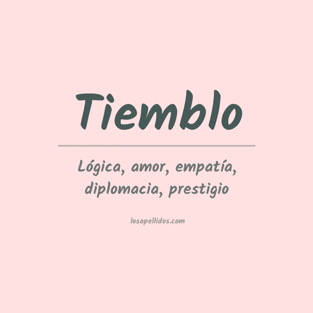 Apellido Tiemblo